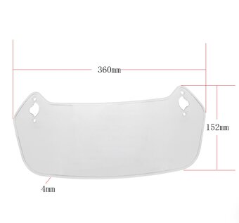Uni deflektor(prodloužení)plexi chopper,skůtr,apod. - 8