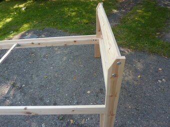IKEA NEIDEN rám postele, borovice 200x90 cm - nová - 8