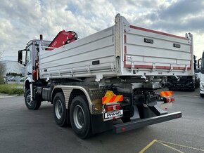 Mercedes Benz Arocs 3348 6x6 sklápěč jeřáb FASSI F255A - 8