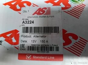 NOVÝ alternátor AS-PL A3224 Renault, Volvo, Nissan, Opel,.. - 8