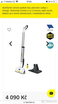 Mop čistič podlah karcher ewm 2 - 8