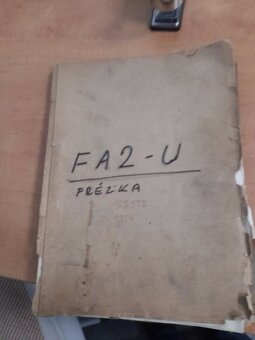 Frézka FA 2U, r. v. 1954, použitá - 8