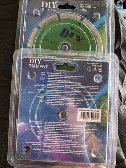 Prodám diamantové kotouče 125 mm - 8