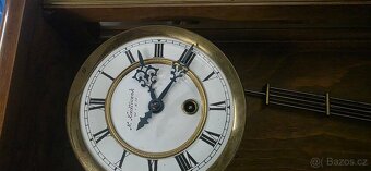 Staré ast deco nástěnné hodiny - 8