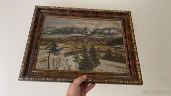 Starý malovaný obraz - 8