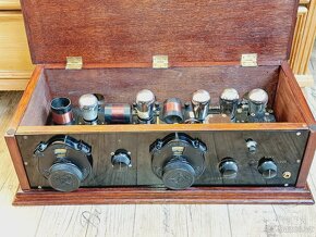 Krásné starožitné rádio, truhlička, USA, 20 léta - 8