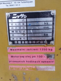 Vysokozdvižný vozík Nissan VZV - 8