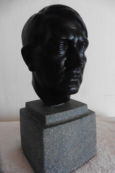 ADOLF HITLER velká busta 32cm/7,5kg signována - 8