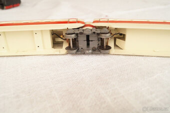 LOKOMOTIVY, Märklin ST 800, železniční vagón, červeno-krémov - 8