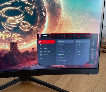 Herní monitor MSI Optix G27CQ4 27", 165hz, Quad HD 2560x144 - 8