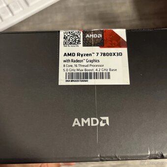 Nový procesor AMD Ryzen 7 7800X3D se zárukou - 8