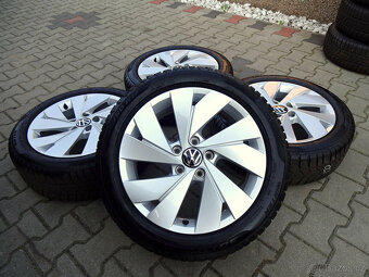 ZIMNÍ ORIGINÁL ALU VW ŠKODA 17" Pirelli 205/50R17 - 8
