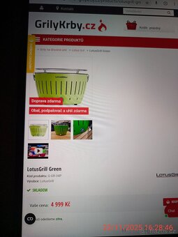 Gril (bez kouře) na dřevěné uhlí. - 8