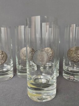 Krásná sada sklenic z foukaného křišťálu od Nastal (Německo) - 8