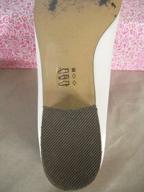 Saténové  baleríny - svatební vel. 41 - 8