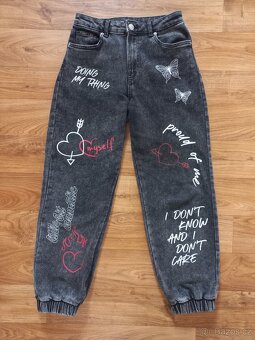 Dámské rifle a maskáčové kalhoty vel. S a M - 8