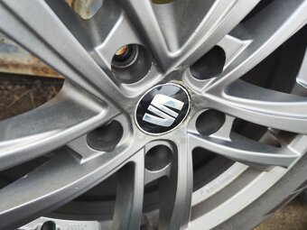 17"zimní alu sada 5x112 origo Tarraco Kodiaq Tiguan 2 215/6 - 8