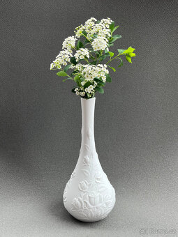 AK Kaiser Biskvitová Op-art váza Rosengarten 26.5 cm - 8