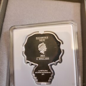 Kompletní série mincí pán prstenů, stříbro 1Oz - 8