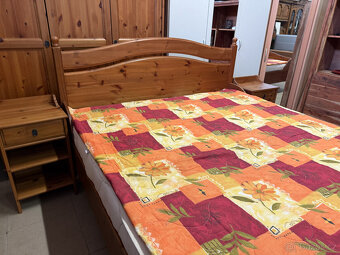 IKEA Leksvik kompletní borovicová ložnice - 8