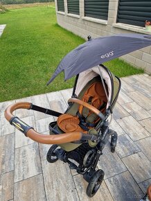 Kočárek EGG set korba + kárka zelený - 8