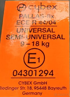 Autosedačka Cybex Pallas-fix - 8