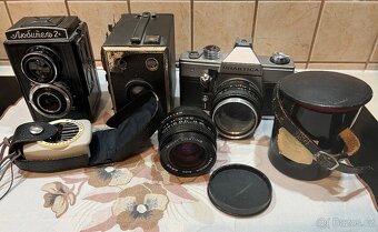 Praktica Mtl3 a 2 objektivy Pentacon - 8