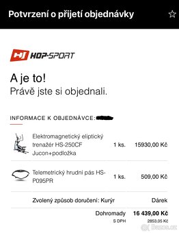 Eliptický trenažér s podložkou a hrudním pásem - 8