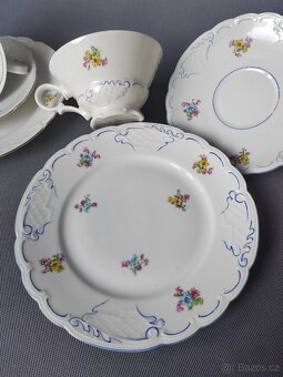 Elegantní porcelánový čajový trio od Carl Alberti 1930-1953 - 8