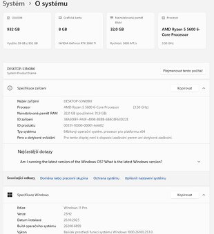 Ryzen 5 5600, RTX 3060TI, 32GB RAM, 1 TB, WI-FI, BT - 8