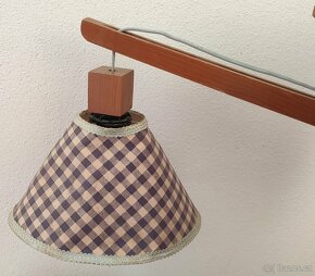 Lampa s poličkou nebo polička s lampou retro 200,- Kč - 8