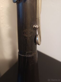 Krásný starý velký klarinet - 8