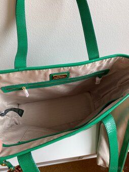 Kožená velká kabelka Ralph Lauren Newton - 8