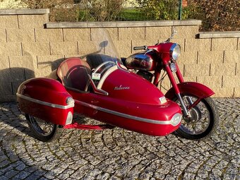 Jawa 250 panelka , Velorex sidecar - 8