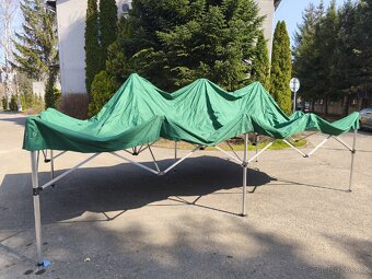 Nůžkový párty stan 6x3 m, hliníkový hexagon 42mm - 8