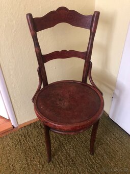 Dřevěná židle Thonet, r. 1889 - 8