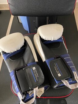 Boxerské rukavice + helma OUTSHOCK (Decathlon) – TOP stav - 8