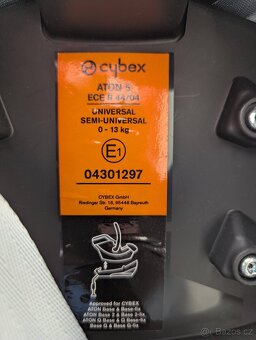 Dětská autosedačka Cybex Aton 5 + Isofix základna - 8