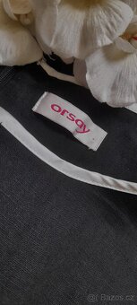 Orsay elegantní černé šaty - Len / bavlna - 8