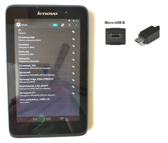 Pouzdro na tablet s klávesnicí, zdarma tablet 7" funkční - 8