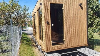 Finská venkovní sauna sudová - 8