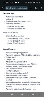 Technics RS-BX747 - 8