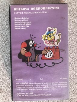 VHS Malý touster, Jen počkej , Krtek, Space Jam. - 8