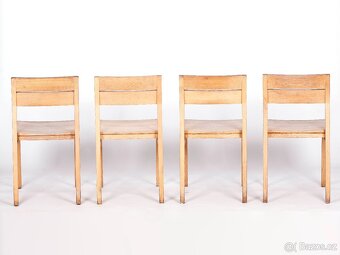 Těžká masivní židle z dubu vyrobené na zakázku, 10 ks. - 8