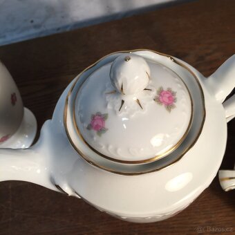 Stará konvice džbánek,cukřenka Schlaggenvald Slavkov - 8