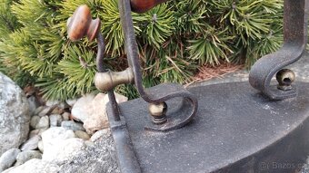 Stará žehlička patent W.LUNDH No 5 s nahřívacím tělískem. - 8