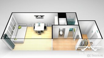 Pronájem byty 1+kk, 27 m2 - Praha - Malešice, ev.č. 670 - 8