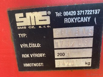 Samonakládací přeprvaník na balíky SMS Rokycany SPV 3x5 - 8