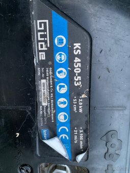 Kvalitní německá motorovka Güde, zánovní - 8