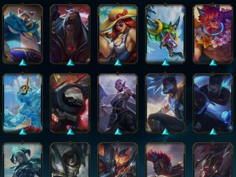 League of Legends účet S12 Master, all champs, 154 skinů - 8